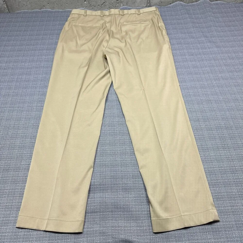 Brooks Brothers Golf Pants Mens‎ 38x32 Tan Clark Fit Chino Lightweight Comfort